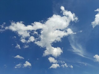 Wall Mural - Clouds of a Sunny Day.