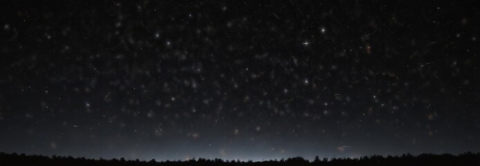Wall Mural - Sparkling stars scattered across a deep, inky black night sky ,  Milky Way,  dark