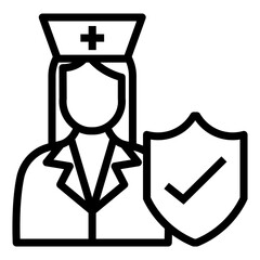 Poster - health insurance  vector icon