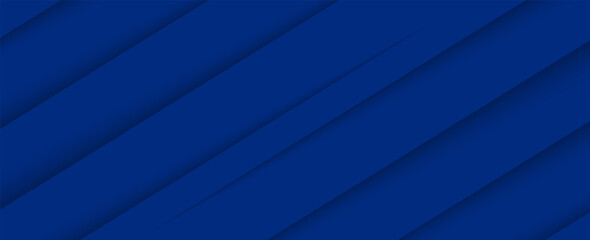 Aufkleber - Modern abstract blue background with diagonal line. Simple graphic design element. Futuristic concept. Horizontal banner template with space for your text.