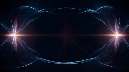 Poster - abstract energy field: a dynamic, abstract artwork featuring a mesmerizing interplay of light and en