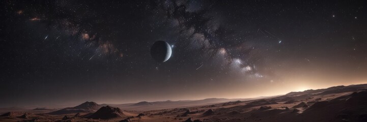 Wall Mural - Vast, glittering expanse of stars, cosmic dust ,  dark matter,  astral