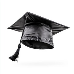 Aufkleber - Academic achievement celebration graduation cap on white background represents learning and success