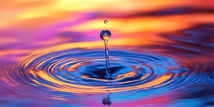 color stroke rise, surreal ripple, background