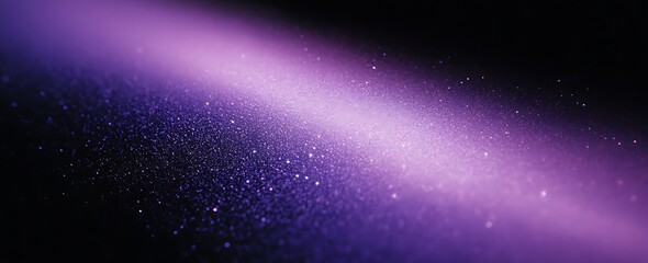 Wall Mural - Glittery Purple Galaxy Dust Shimmering Particles in Space with Transparent Background