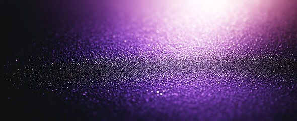 Wall Mural - Shiny Purple Texture Surface with Sparkling Grainy Glitter and Blurred Light Area