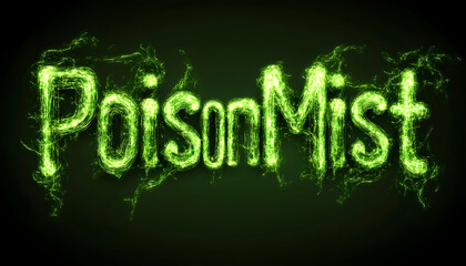 Poster - Poison mist text design