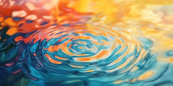 dreamy thread rise, vibrant ripple, background