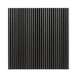 © MDNANNU - Textured dark wood vertical ribbed panel wall cladding element for modern interior design.