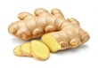 © PixelPulse Creative - Fresh ginger root with slices isolated on white background for cooking or medicine
