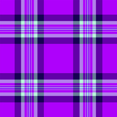 Poster - vibrant purple plaid pattern. traditional scottish textile design for backgrounds, fabrics, or digit