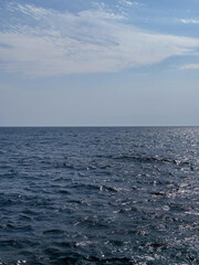 Wall Mural - blue ocean and blue sky.