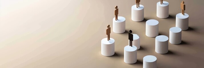Poster - Strategic Market Analysis Meeting - Team collaboration, competitive analysis, market research, strategic planning, and growth opportunities are symbolized in this