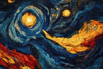 Wall Mural - starry night sky time lapse showcasing the movement of celestial bodies in vivid colors, beautiful t