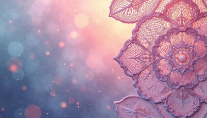 Intricate geometric lace overlay on sheer background, lace, sheer