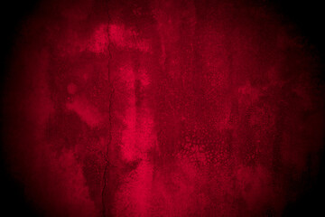 Aufkleber - Old wall texture cement black red  background abstract dark color design are light with white gradient background.