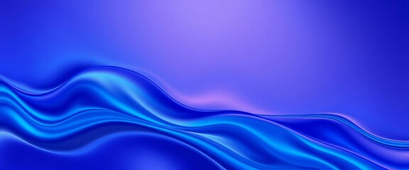 Poster - Abstract wavy gradient blue liquid background, perfect for modern designs, background, gradient
