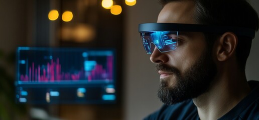 Augmented reality immersion, analyzing visual data stream in futuristic eyewear