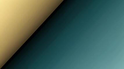 Poster - Abstract geometric background with golden and teal gradients  