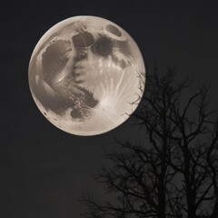 full moon in the night, full moon in the night sky, full moon in the dark