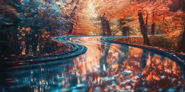 glitch drop spin, dreamy trail, background