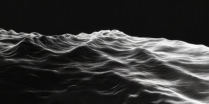 Glitch ripples pull, creating glowing motion, background hue