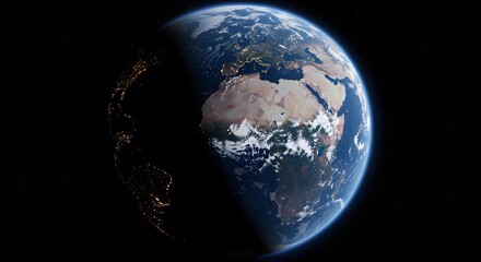 earth in space