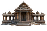 Ancient Indian Temple Facade 3D Model Illustration