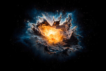 Poster - A stunning nebula image. This image would be ideal for astronomy projects space themed designs or backgrounds for presentations.