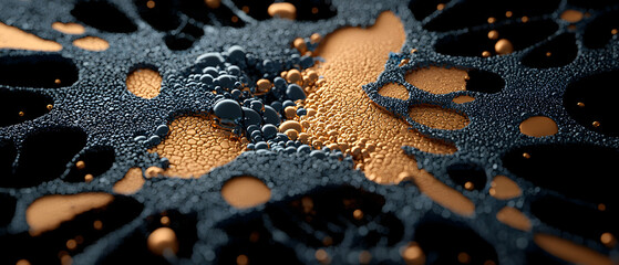 Poster - Abstract close-up of textured surfaces. Suitable for backgrounds textures or design elements. Great for adding depth and interest to visual projects.