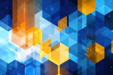 Poster - Futuristic abstract shapes for innovative tech themes and modern digital projects, perfect for presentations, websites, and creative platforms