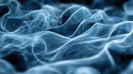 Fototapete - Abstract Smoke Patterns in Dark Background (1)