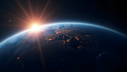 ultra-hd image of planet earth from outer space