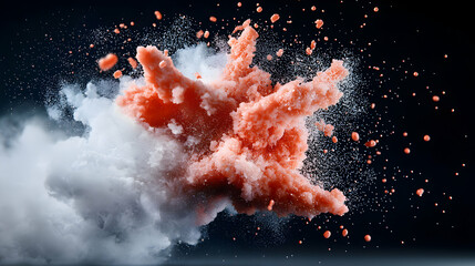 Poster - Abstract illustration of an explosion. Use it for artistic designs and presentations. This image has a visual impact perfect for creative projects.