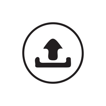 Download icon in trendy flat style isolated on background.download icon editable stroke outline icon isolated on white background flat vector illustration eps 10.