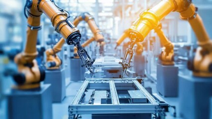 Poster - Advanced Industrial Robotics in Modern Automated Manufacturing Line