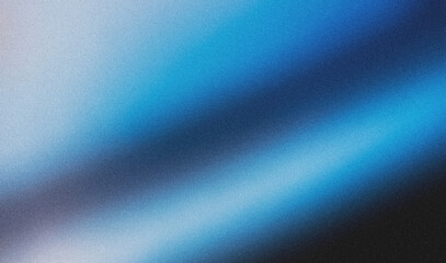 Poster - Elegant blue abstract background with a textured grain and light reflections, ideal for adding sophistication to any project