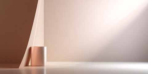 Aufkleber - Minimalist Empty Background with Subtle Gradients Perfect for Displaying Products, Text, or Artwork for Various Creative Projects and Marketing Needs