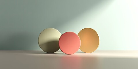 Aufkleber - Minimalist Empty Background with Subtle Gradients Perfect for Displaying Products, Text, or Artwork for Various Creative Projects and Marketing Needs