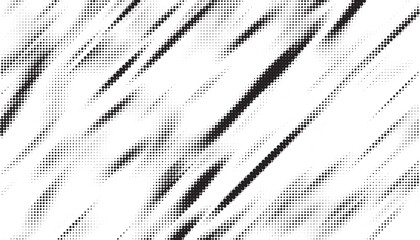 Aufkleber - Subtle halftone vector texture overlay. Monochrome abstract splattered background.