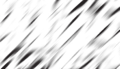 Aufkleber - Subtle halftone vector texture overlay. Monochrome abstract splattered background.