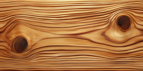 Poster - Natural wood texture with rich grain patterns and knots for design projects.