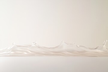 Aufkleber - Experience the vibrant energy of a crystal-clear water splash suspended in mid-air, illustrating refreshment with ample copy space on the left for text