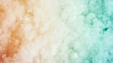 Leinwandbilder - Serene backdrop featuring a harmonious blend of soft blues and greens, accented by a shimmer effect that promotes tranquility and offers copy space for creative use