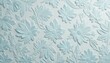 © Chainarong - Subtle Aqua Embossed Floral Pattern Minimalist White Background Texture
