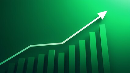 Poster - Business growth trends market analysis infographic digital environment graphical viewpoint economic insights