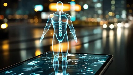 Poster - Digital human body model tablet