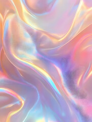Poster - Abstract pastel holographic blurred grainy gradient banner background texture