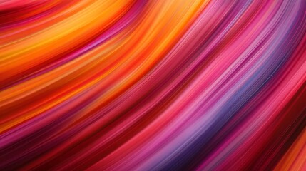 Poster - Dynamic colored lines flow seamlessly in diagonal patterns across a dark background, creating depth and visual interest while leaving space for copy