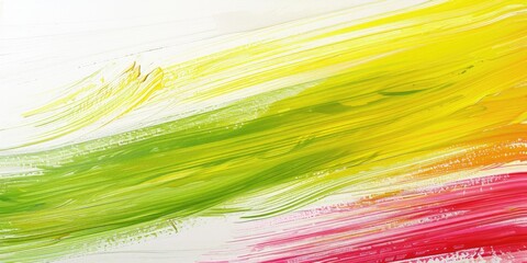 Poster - Abstract colorful layered pattern with orange, pink, and green hues. Background image of vibrant color wave with white background. Digital art for vibrant and creative design. Abstract pattern. AIG51.